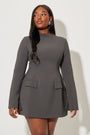 The Ultimate Muse Split Sleeve Mini Dress
