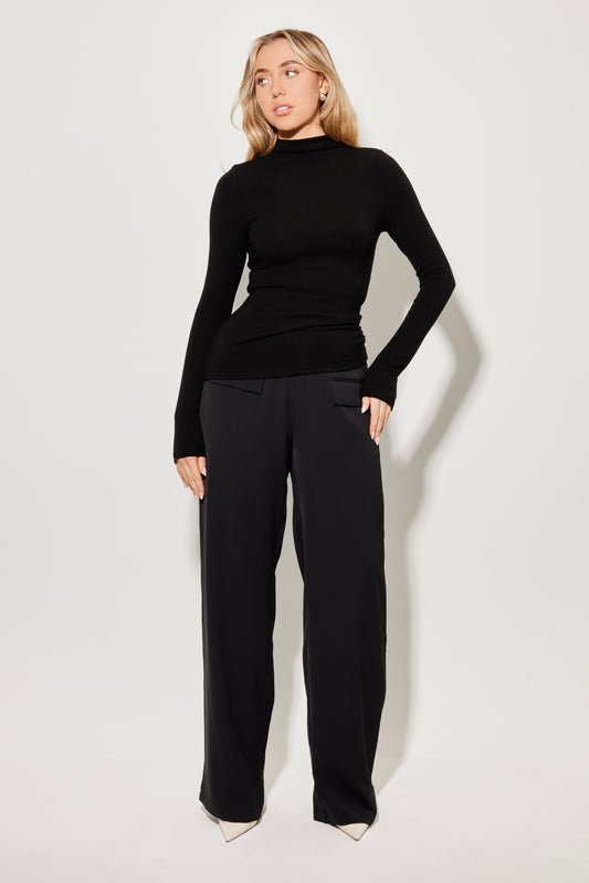Long Sleeve Knitted Top