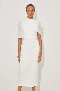 The Ultimate Muse Gathered Midi Dress