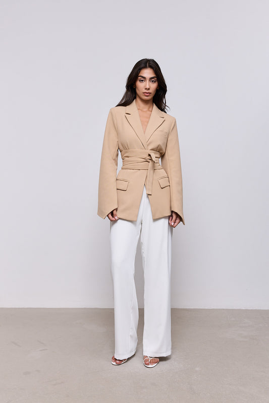 Belted Blazer