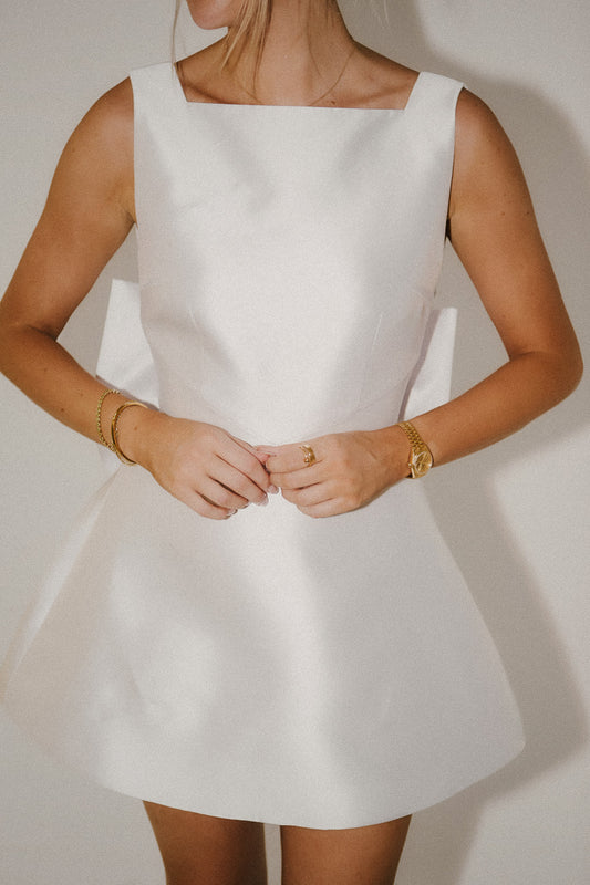 Bow Detail Mini Dress