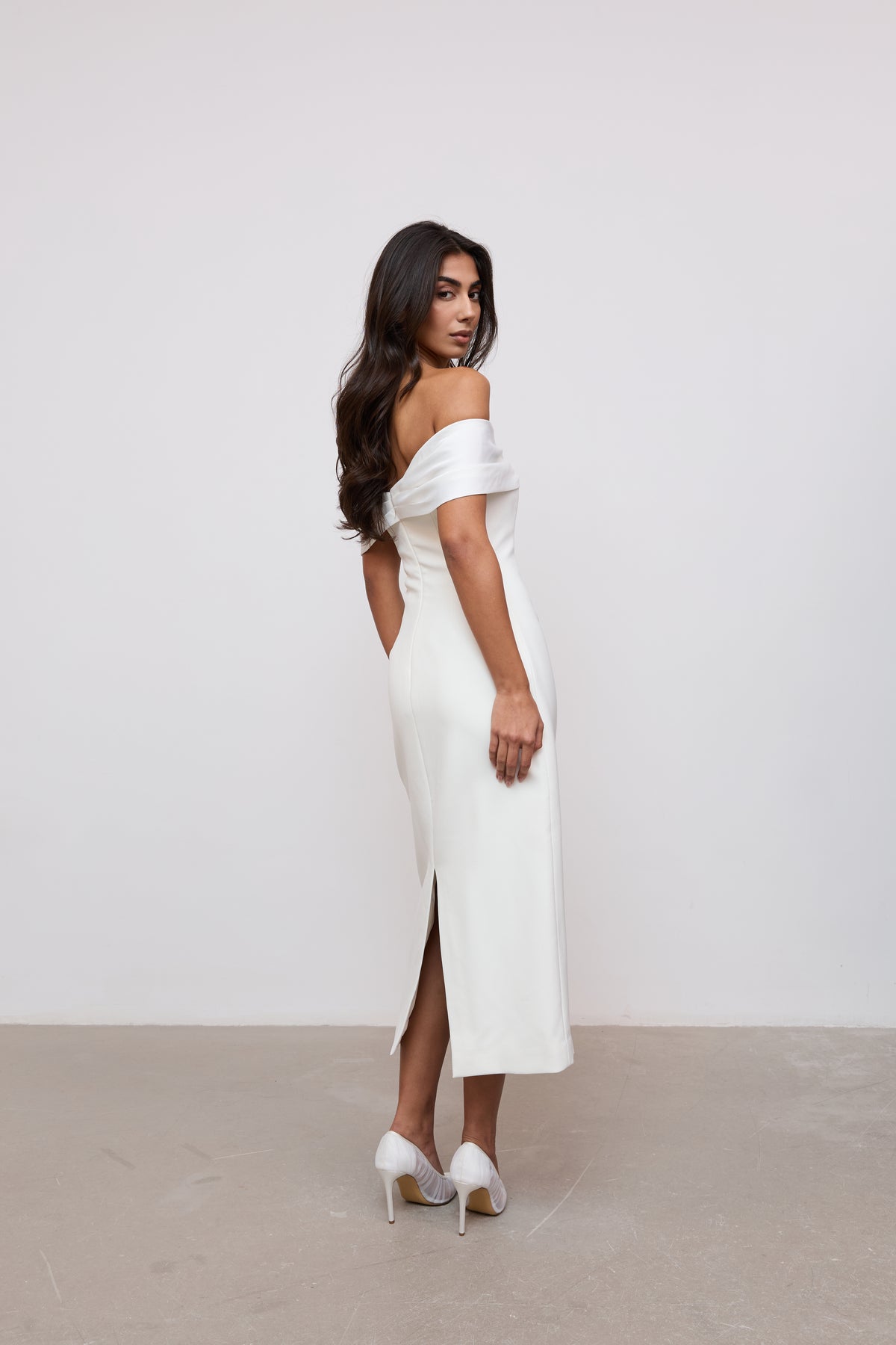 Bow Midi Dress