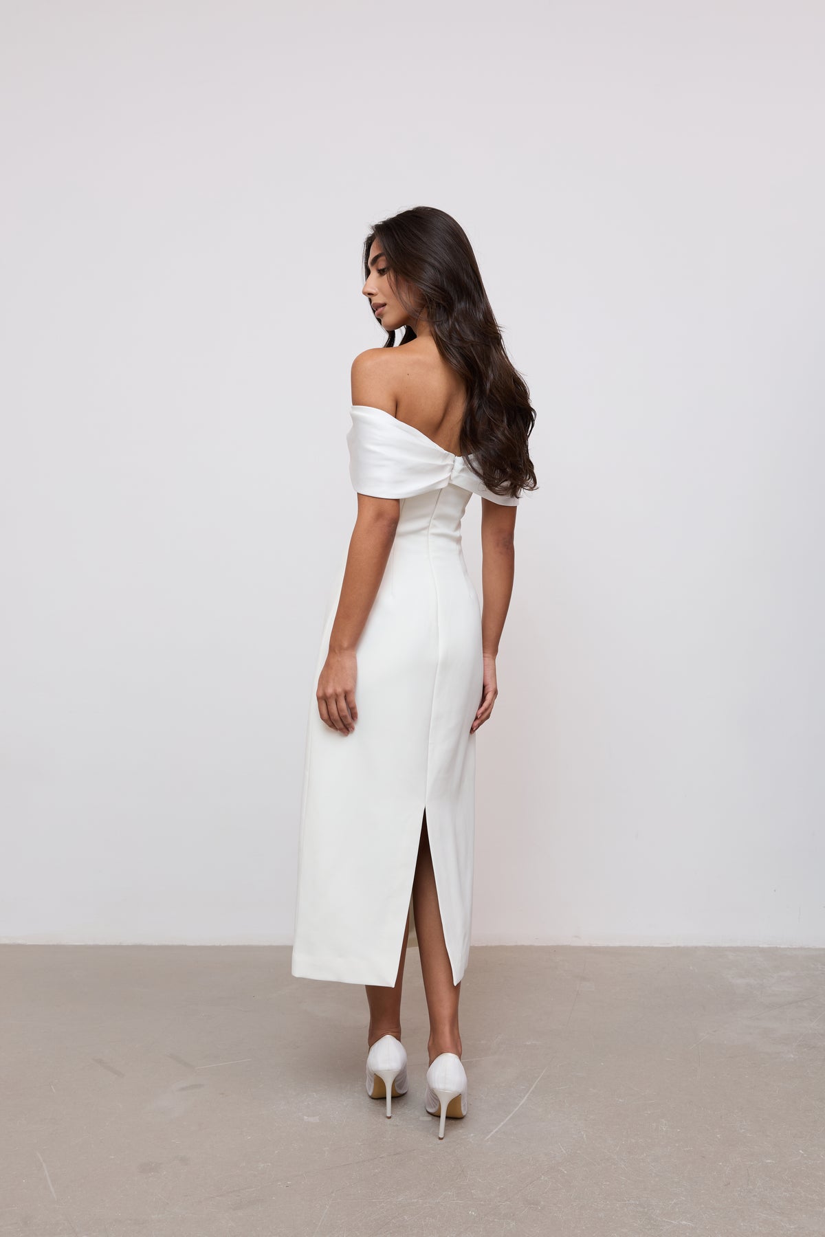 Bow Midi Dress