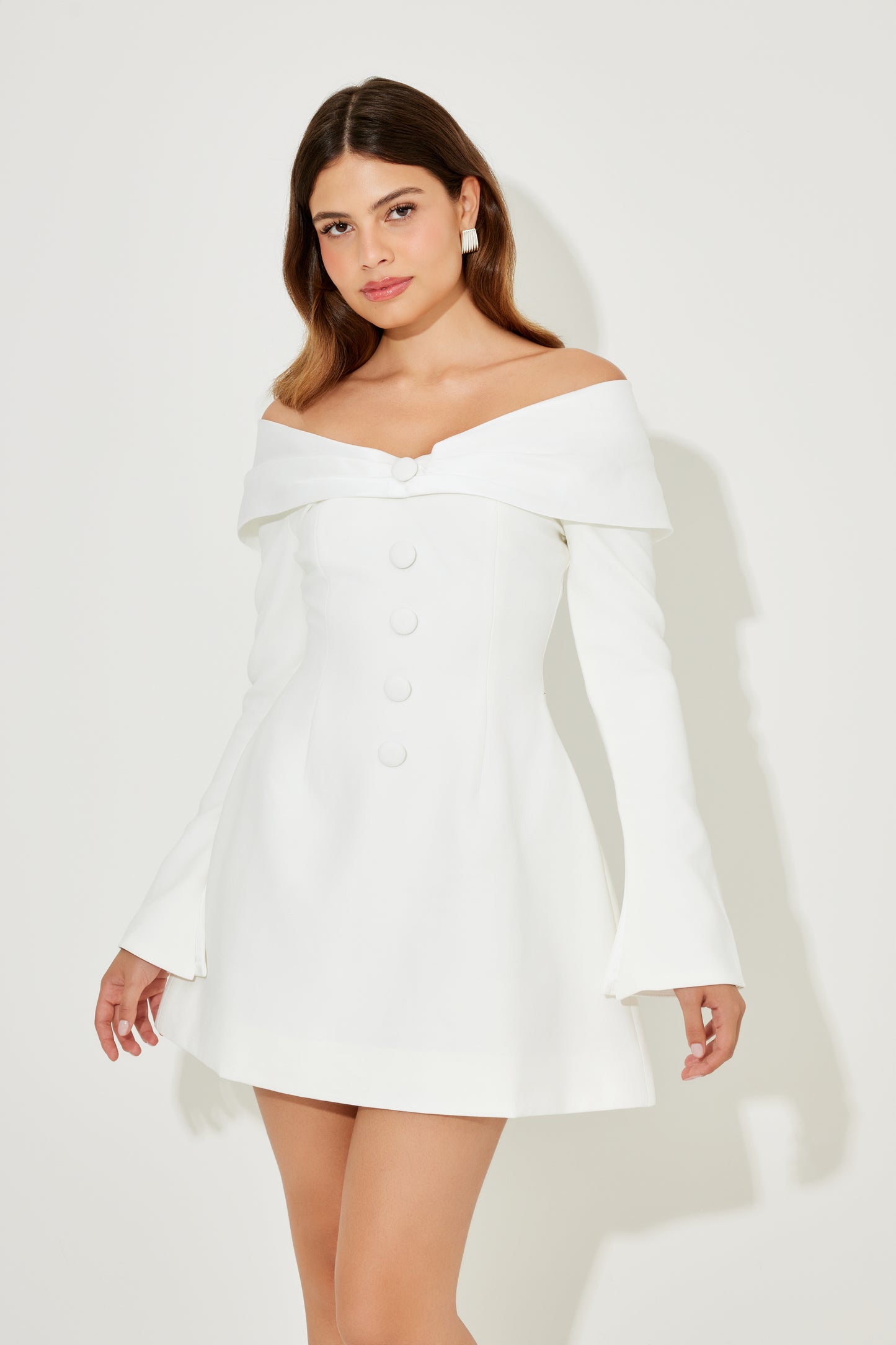 odd muse off the shoulder dress Odd Muse Ultimate Muse Off-the-shoulder Mini Dress Olive Odd Muse