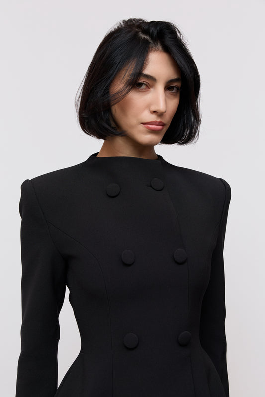Button Mini Dress
