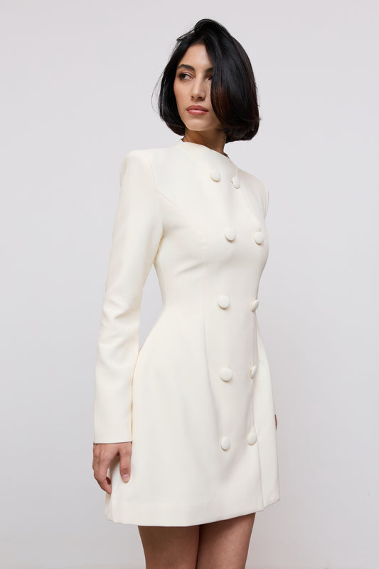 Button Mini Dress