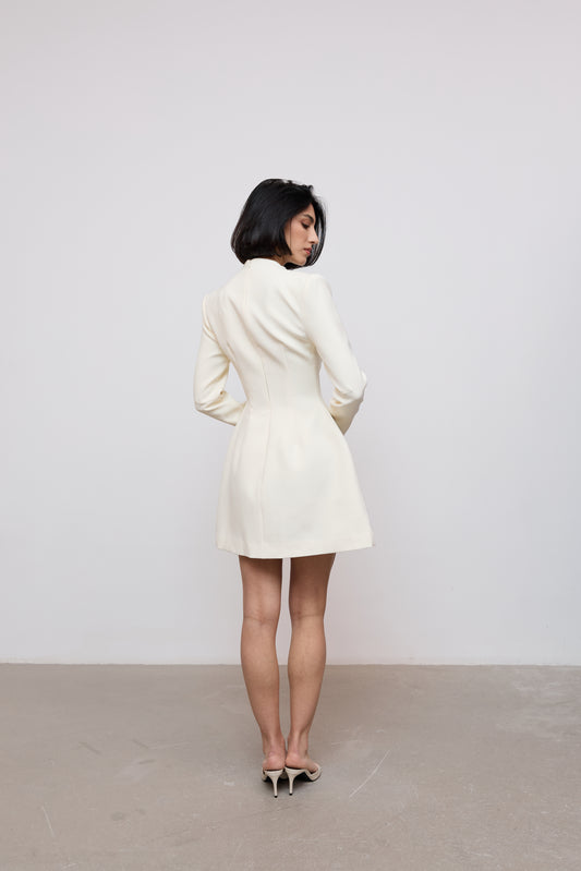 Button Mini Dress
