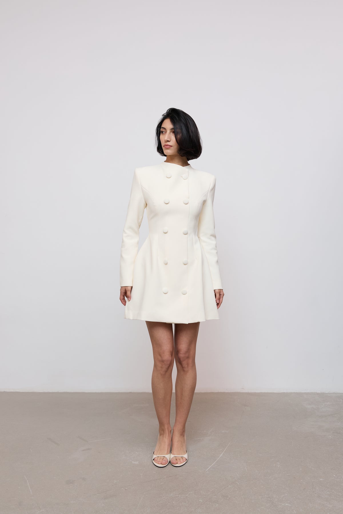 Button Mini Dress