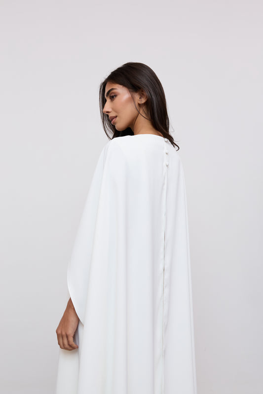 Cape Midi Dress