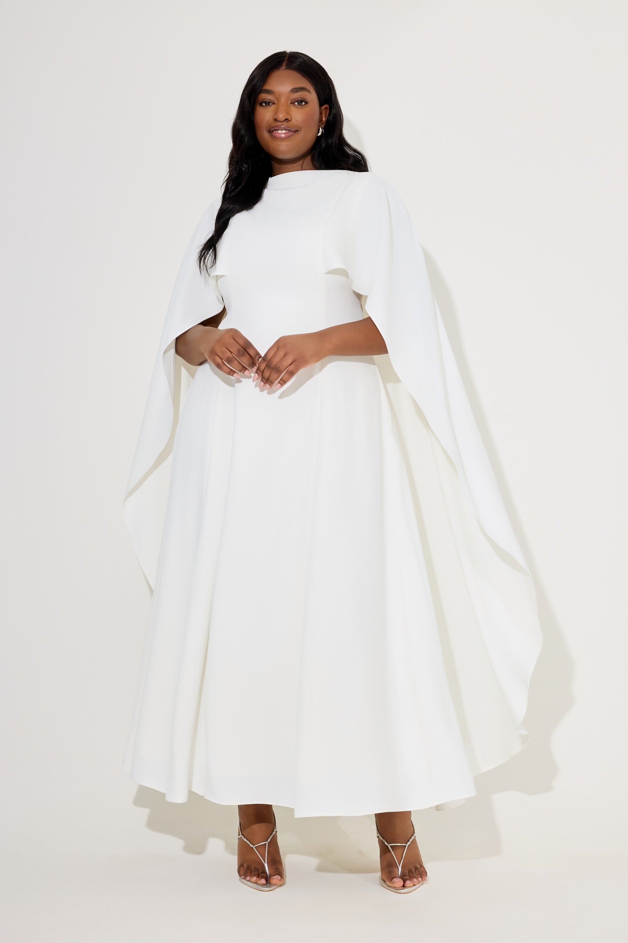 Cape Midi Dress – Odd Muse