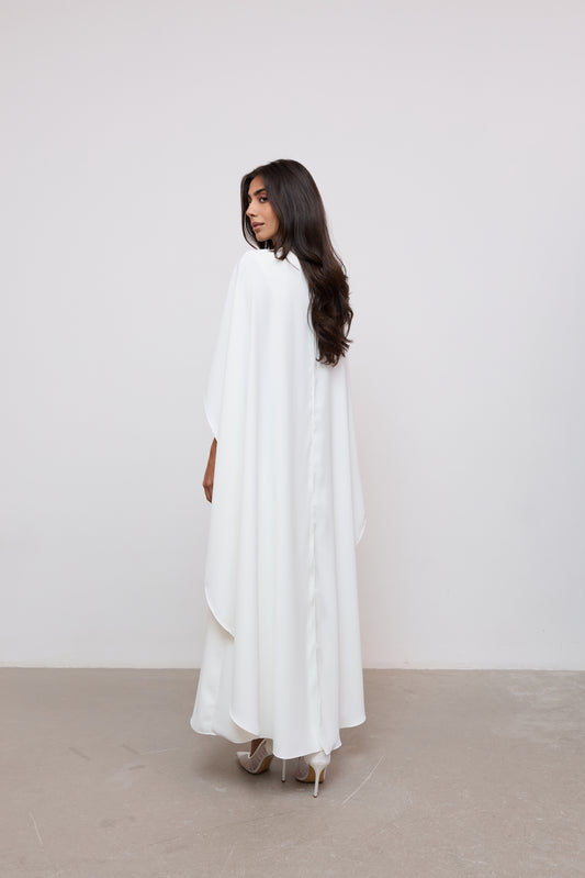 Cape Midi Dress