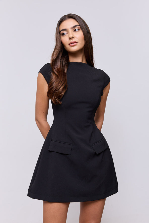 Cap Sleeve Mini Dress