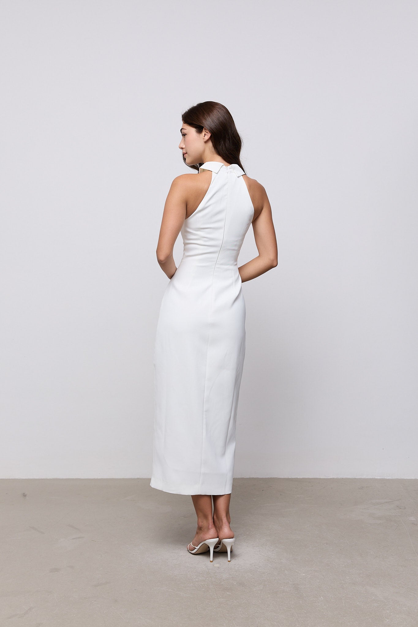 Collar Maxi Dress