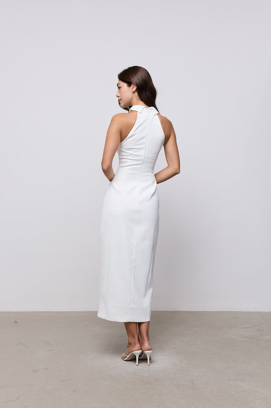 Collar Maxi Dress