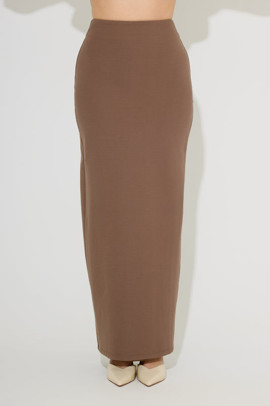 Compact Jersey Maxi Skirt