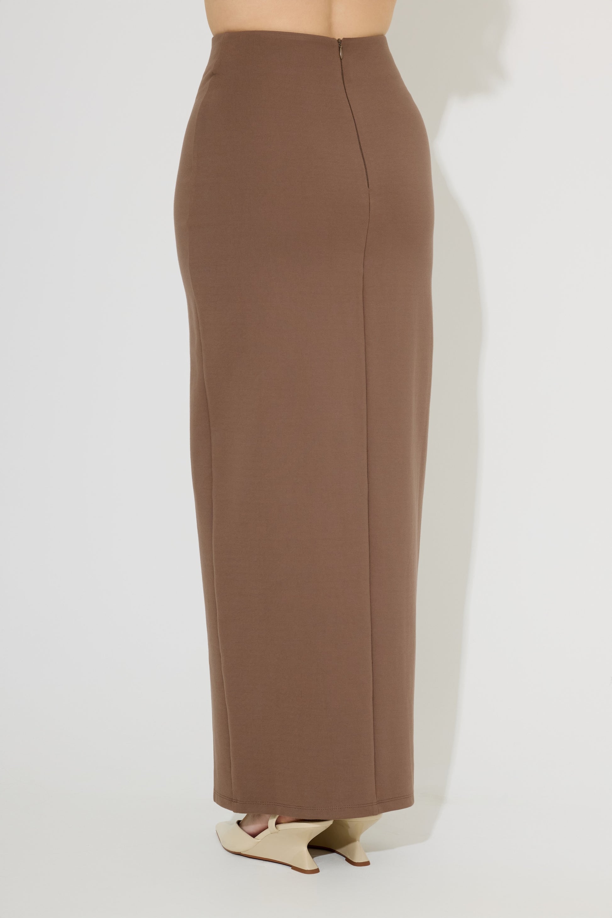 Compact Jersey Maxi Skirt