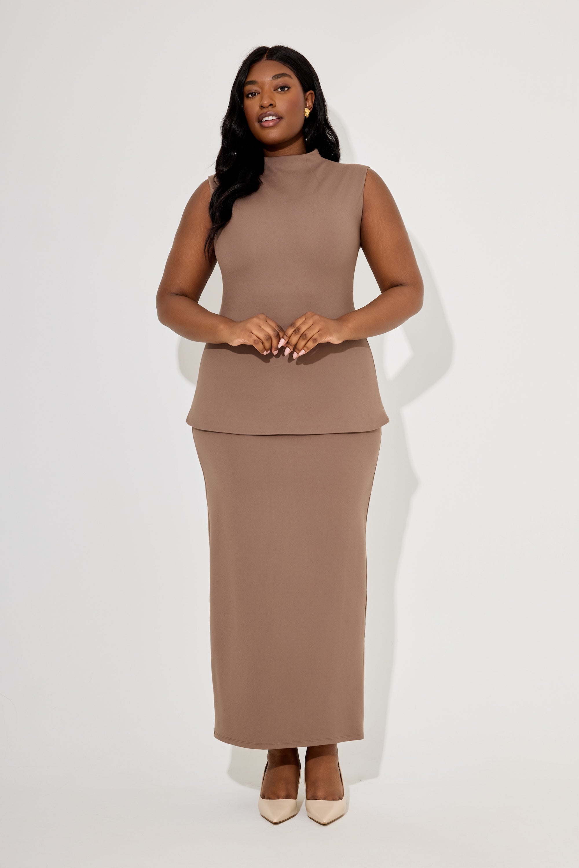 Compact Jersey Maxi Skirt – Odd Muse