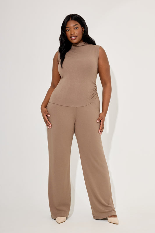 Cotton Mix Jersey Trousers