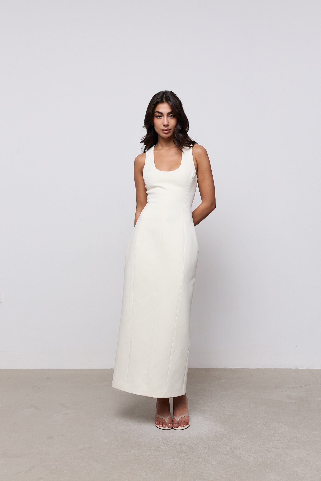 Cotton Mix Midi Dress – Odd Muse
