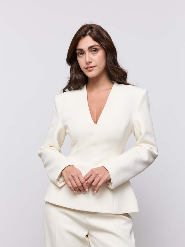 Cotton Mix Structured Top