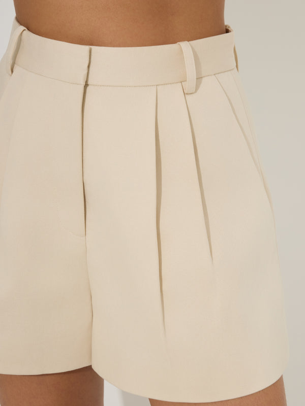 Cotton Mix Tailored Shorts