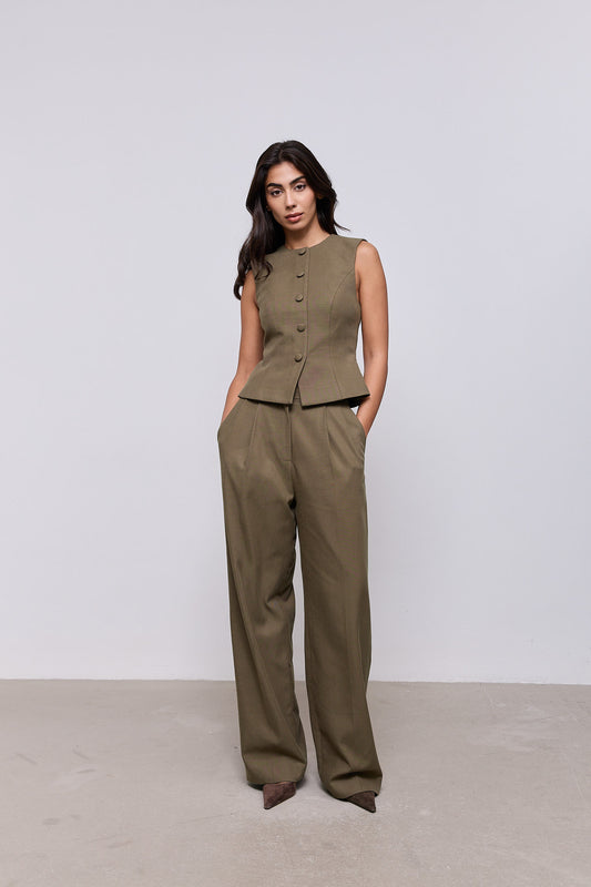 Cotton Mix Trousers