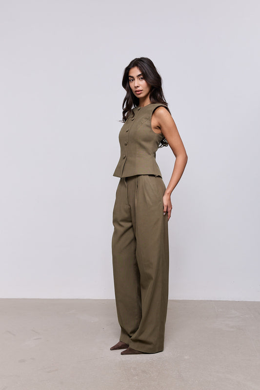 Cotton Mix Trousers