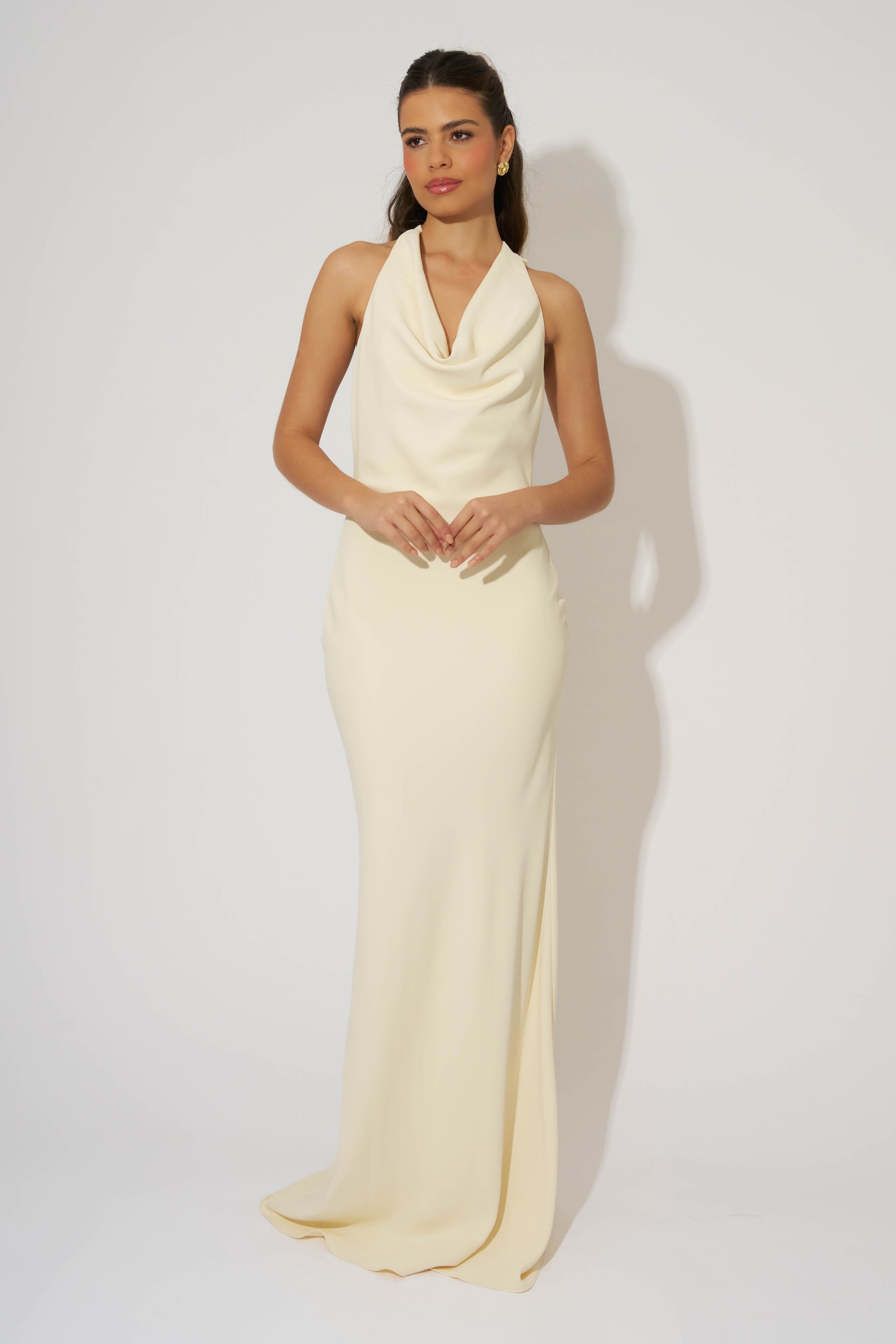 Cowl Neck Maxi Dress