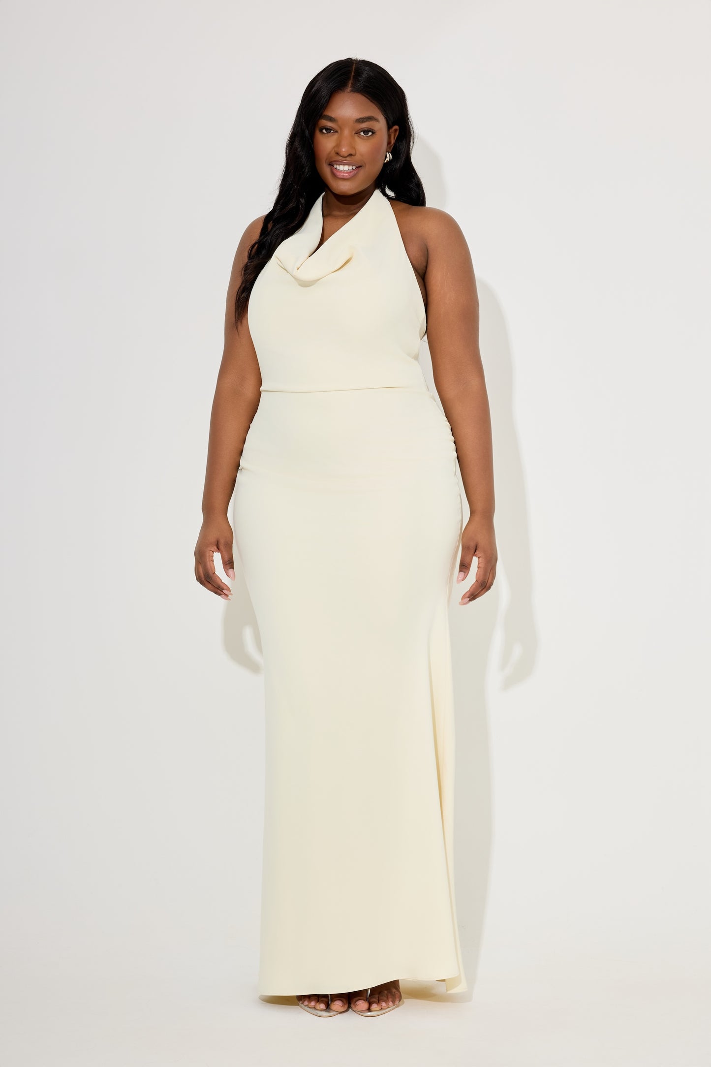 Cowl Neck Maxi Dress