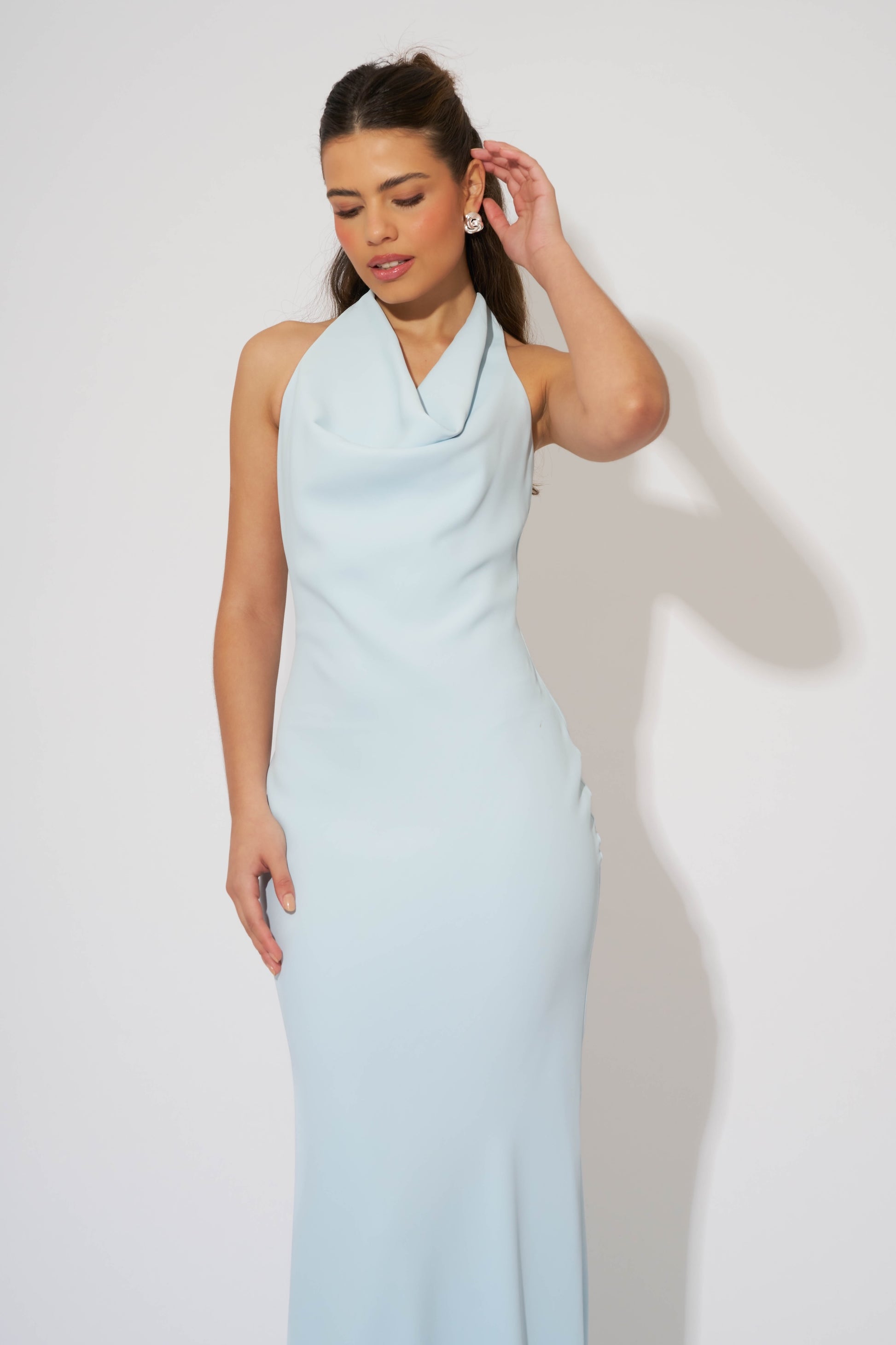 Cowl Neck Maxi Dress