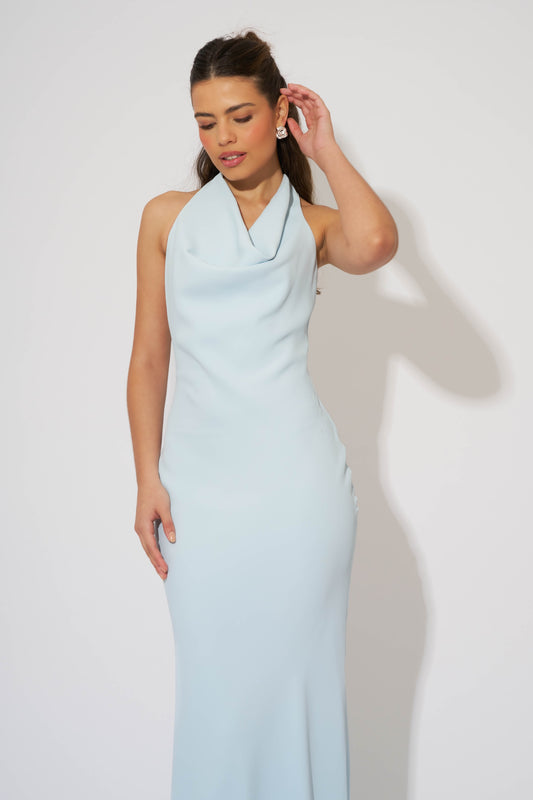 Cowl Neck Maxi Dress