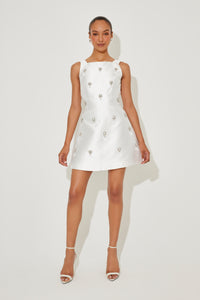 The Ultimate Muse Crystal Mini Dress