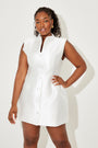 The Ultimate Muse Satin Button Mini Dress