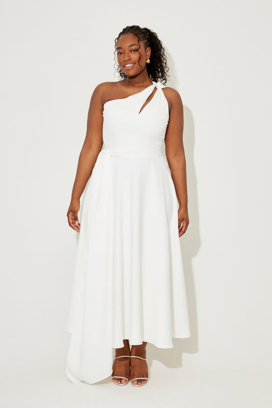 Asymmetric Midi Dress