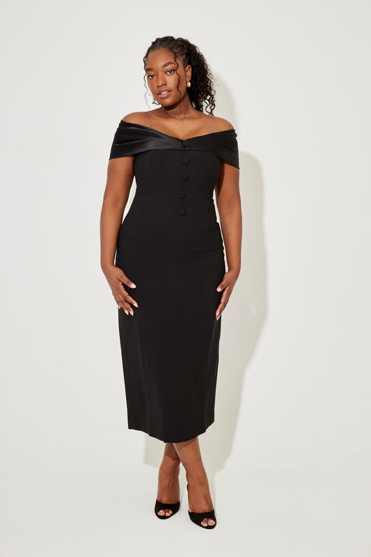 Bow Midi Dress