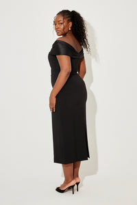 The Ultimate Muse Bow Midi Dress