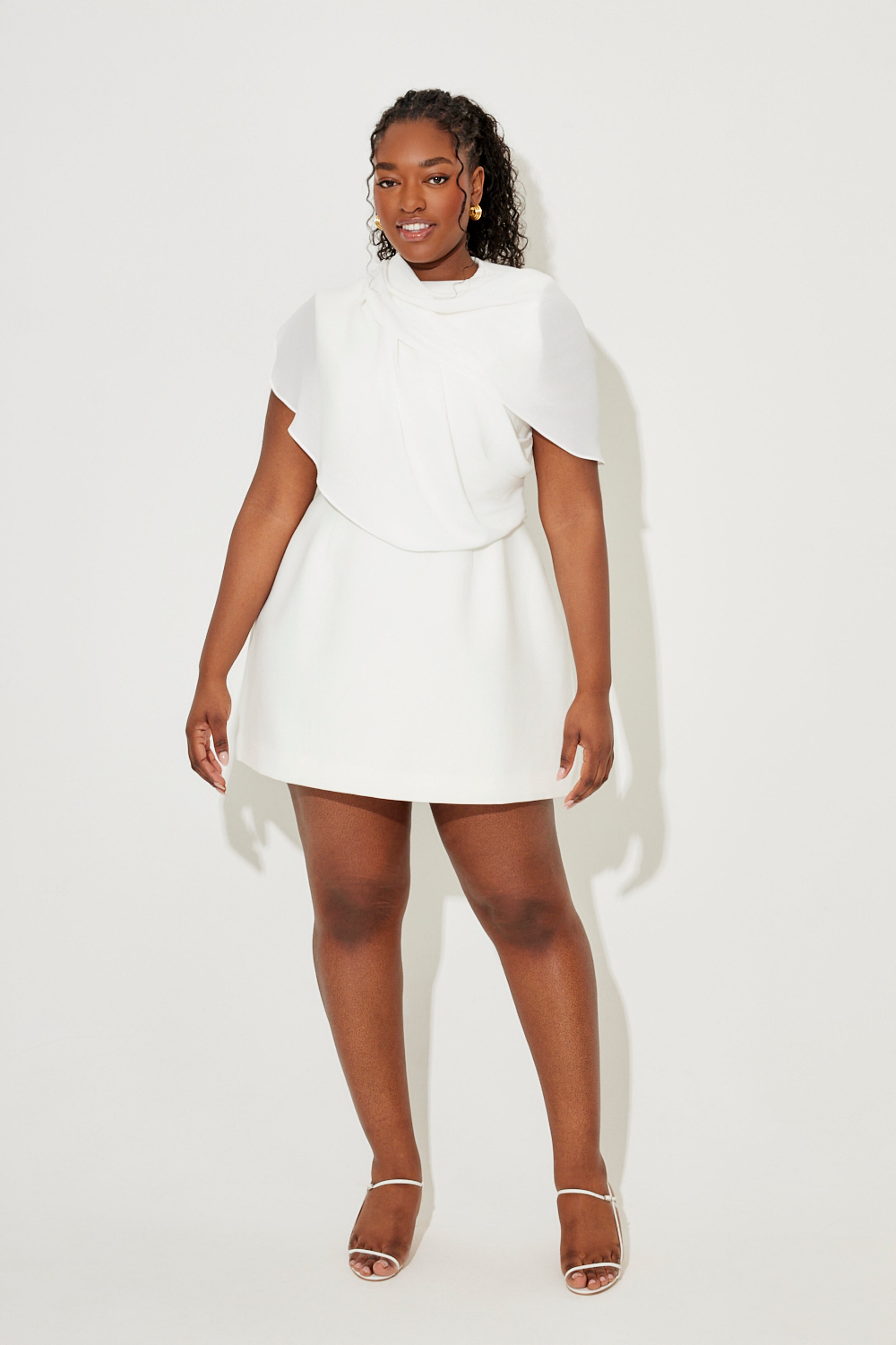 The Ultimate Muse Gathered Mini Dress
