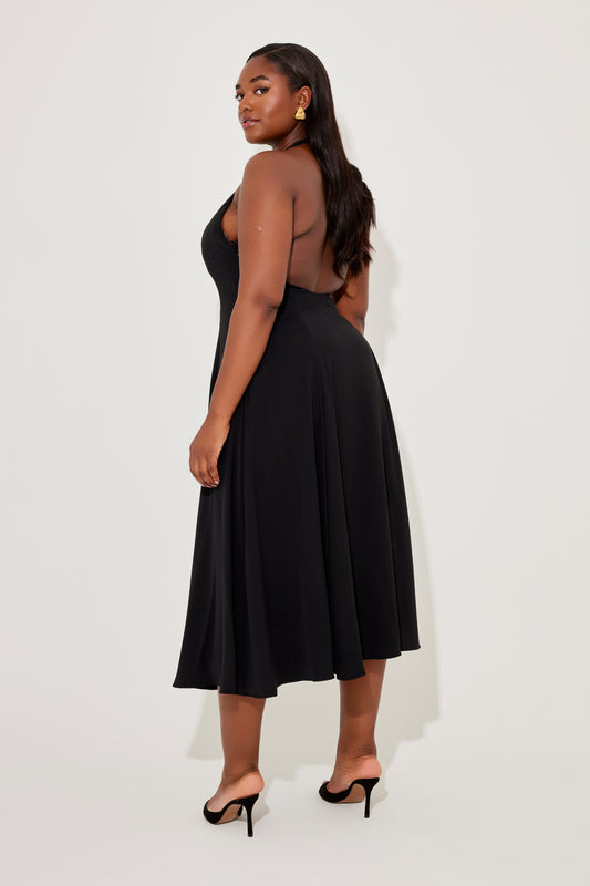 Low Back Midi Dress