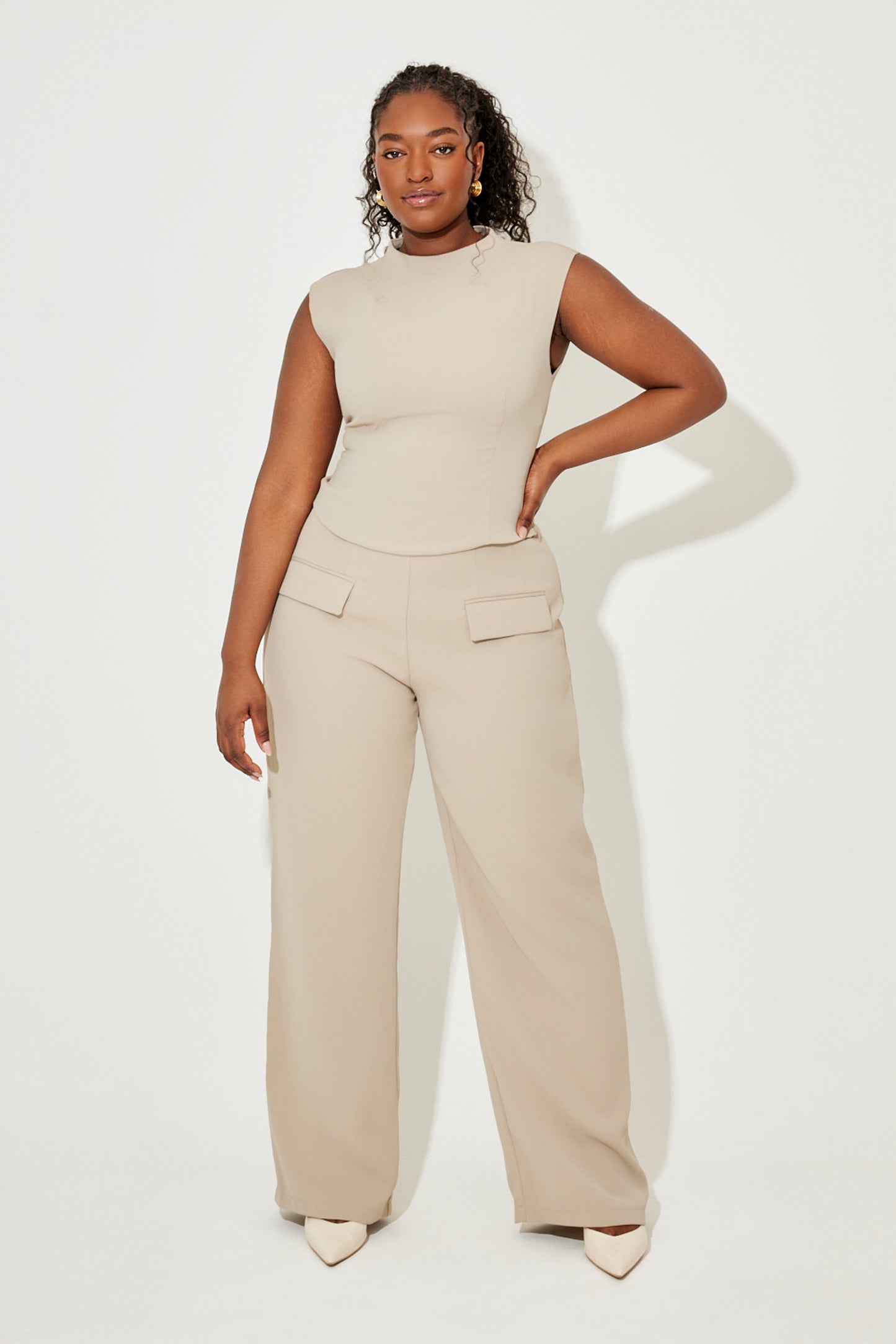 Wide Leg Trousers