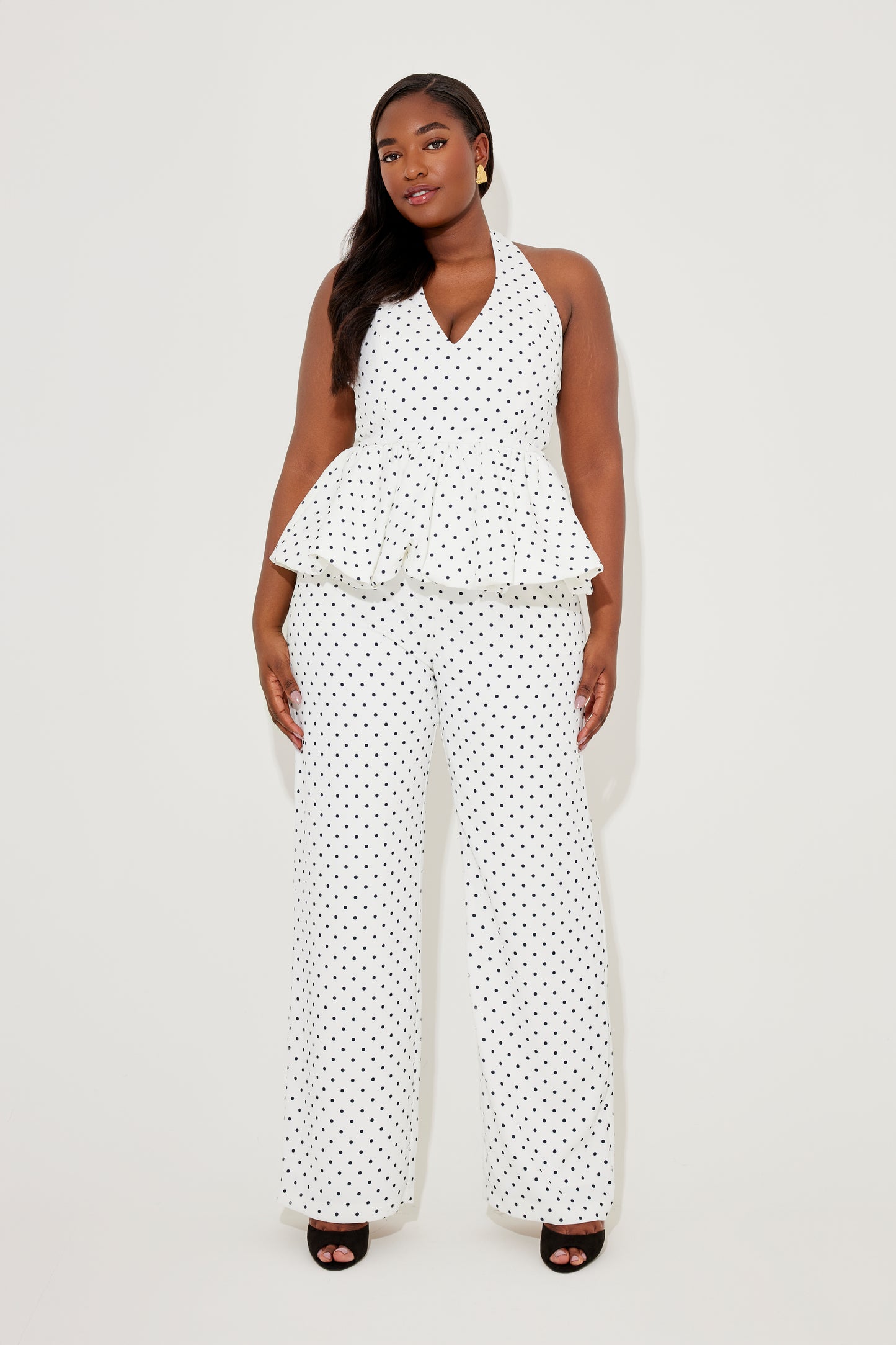 Polka Dot Wide Legs