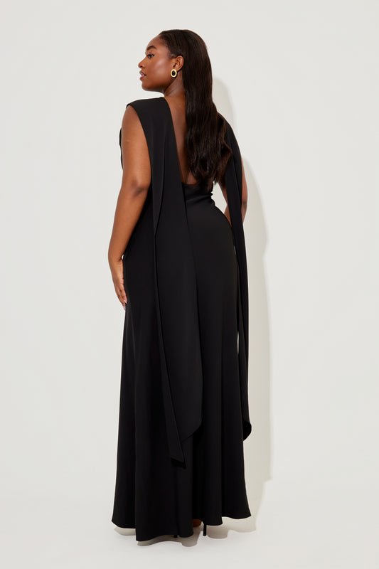 Drape Maxi Dress