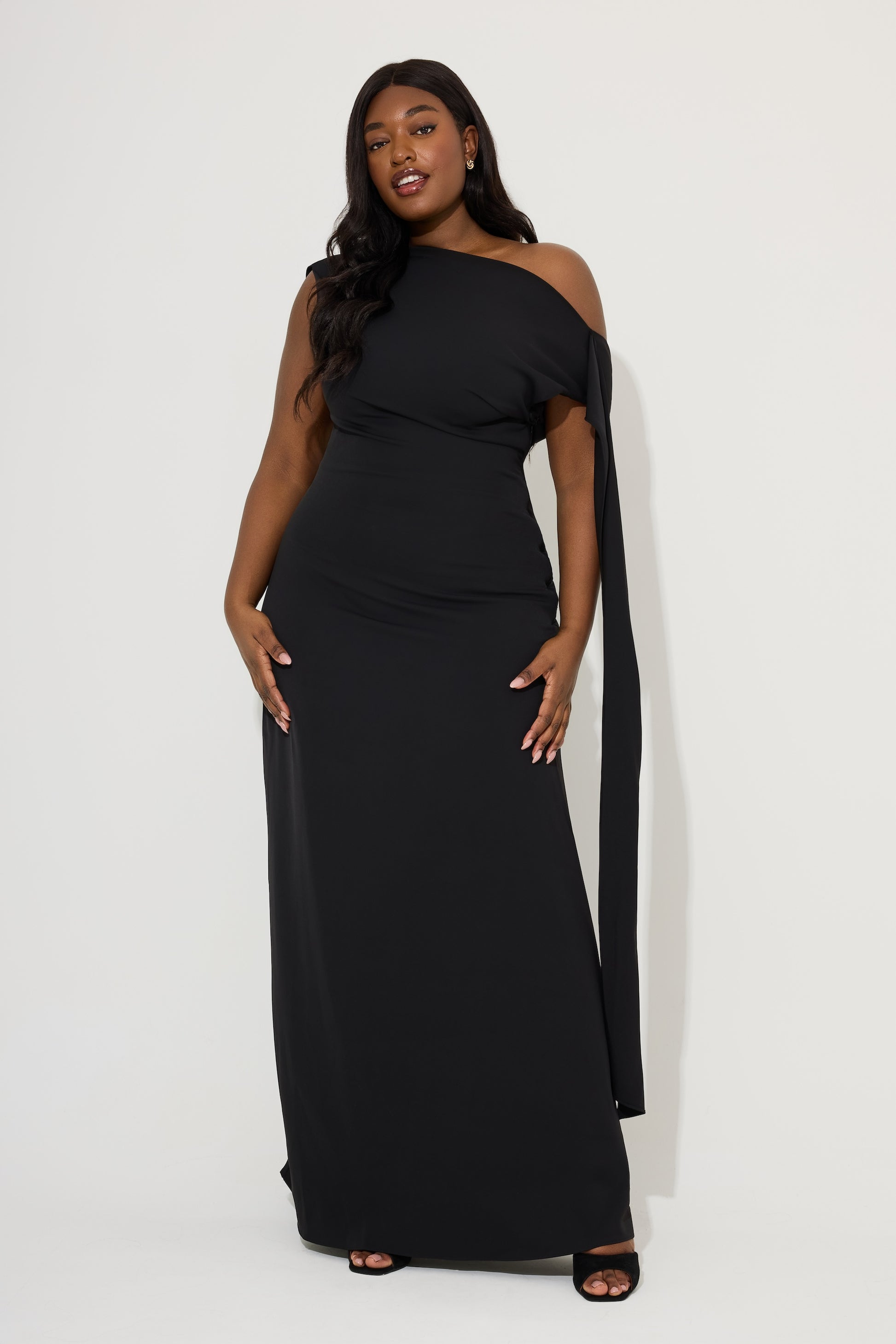 Drape Maxi Dress