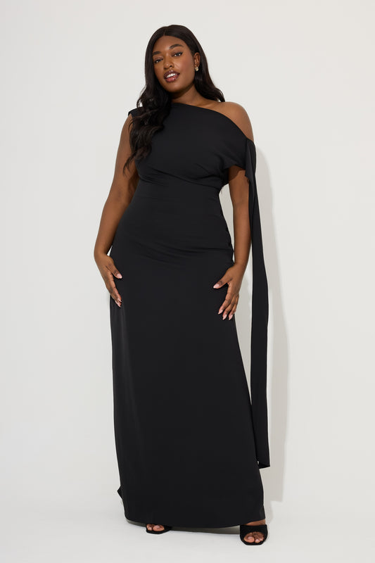 Drape Maxi Dress