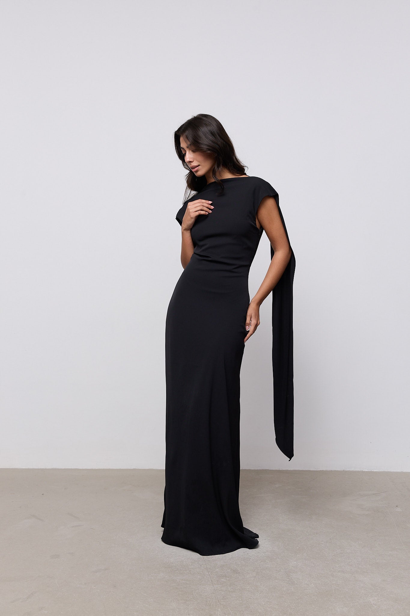 Drape Maxi Dress – Odd Muse