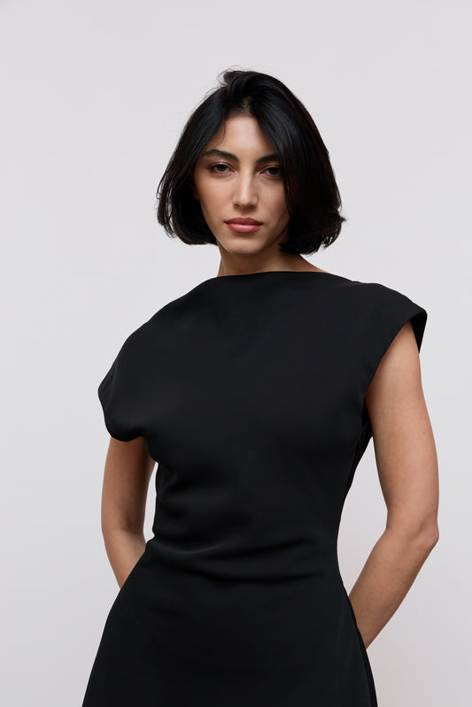 Drape Mini Dress