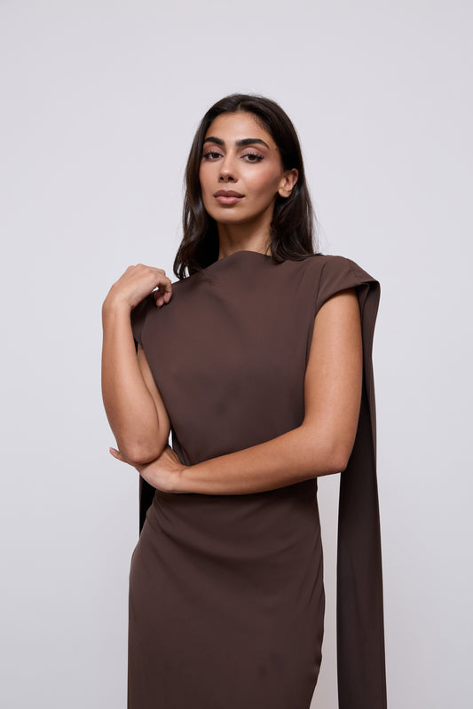 Drape Maxi Dress