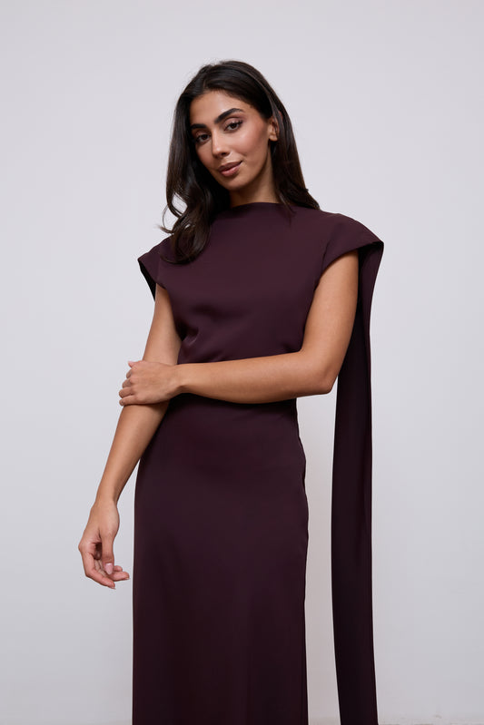 Drape Maxi Dress