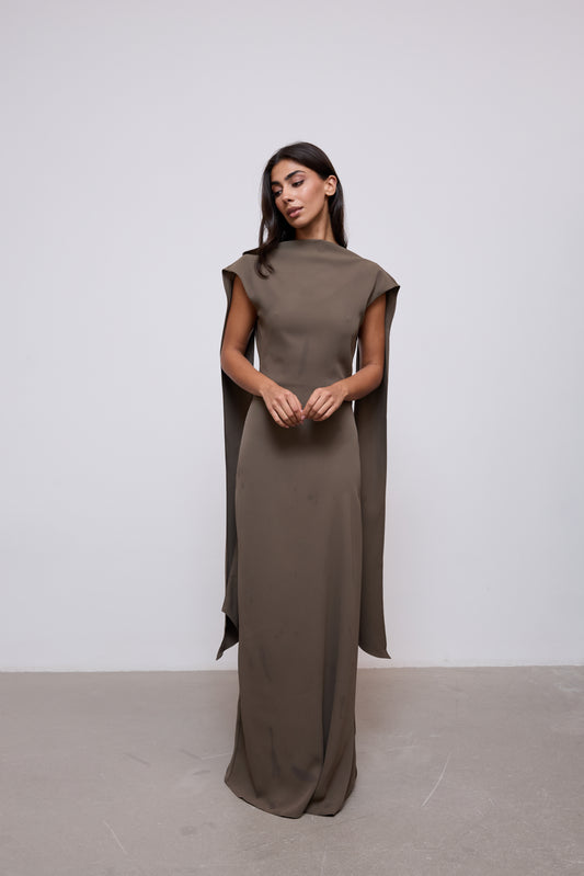 Drape Maxi Dress