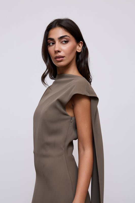Drape Maxi Dress