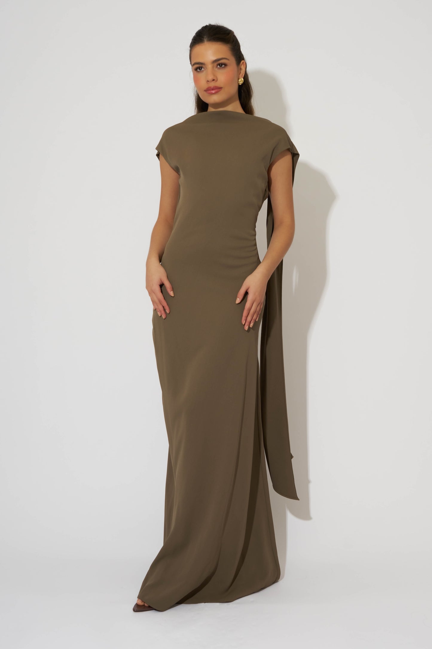 Drape Maxi Dress